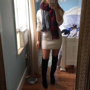 Walter Steiger REAL suede over the knee boots